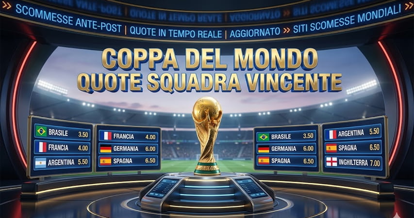 Coppa del Mondo Quote Squadra vincente