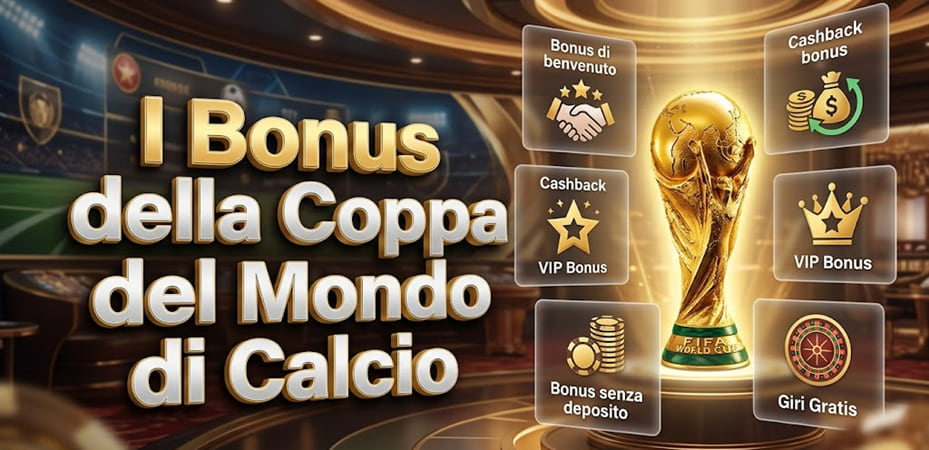 bonus dei siti scommesse Mondiali